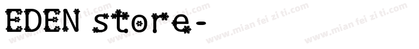 EDEN store字体转换